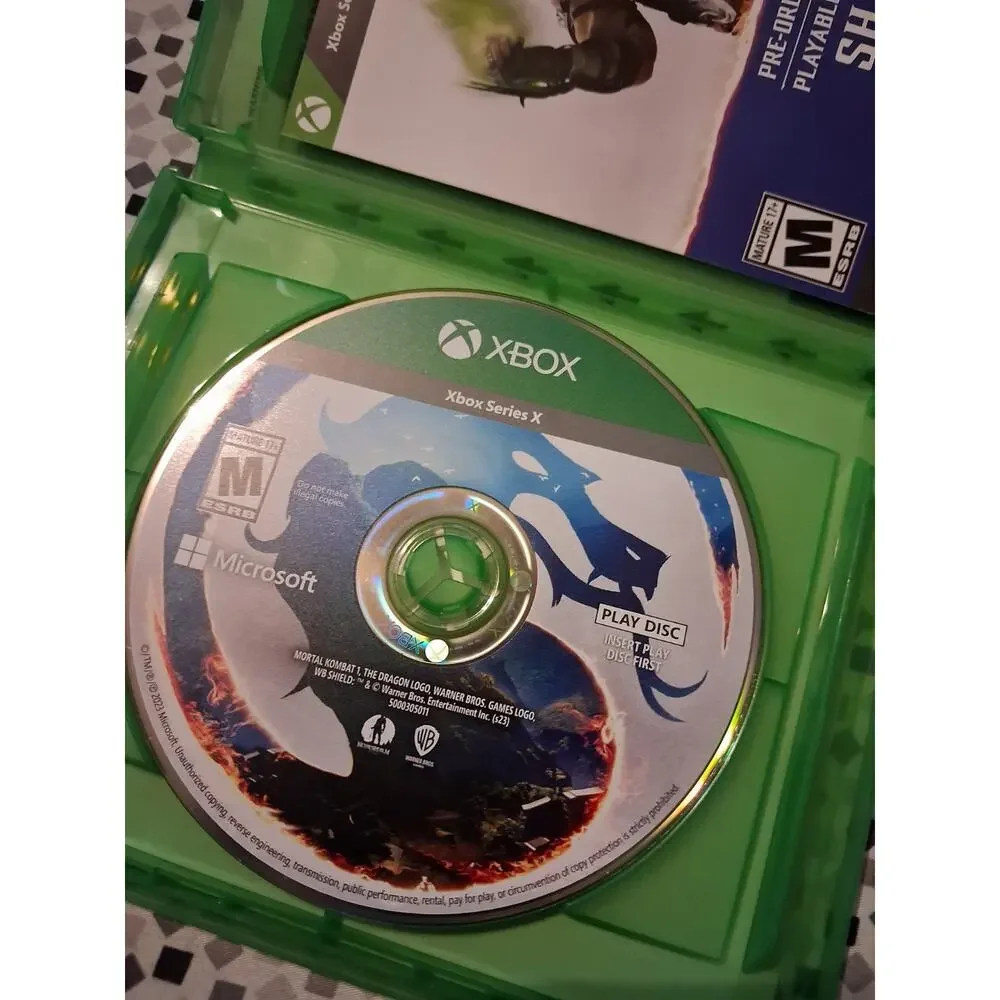Mortal Kombat 1 (Microsoft Xbox Series x 2023) OB Video Game Fighting